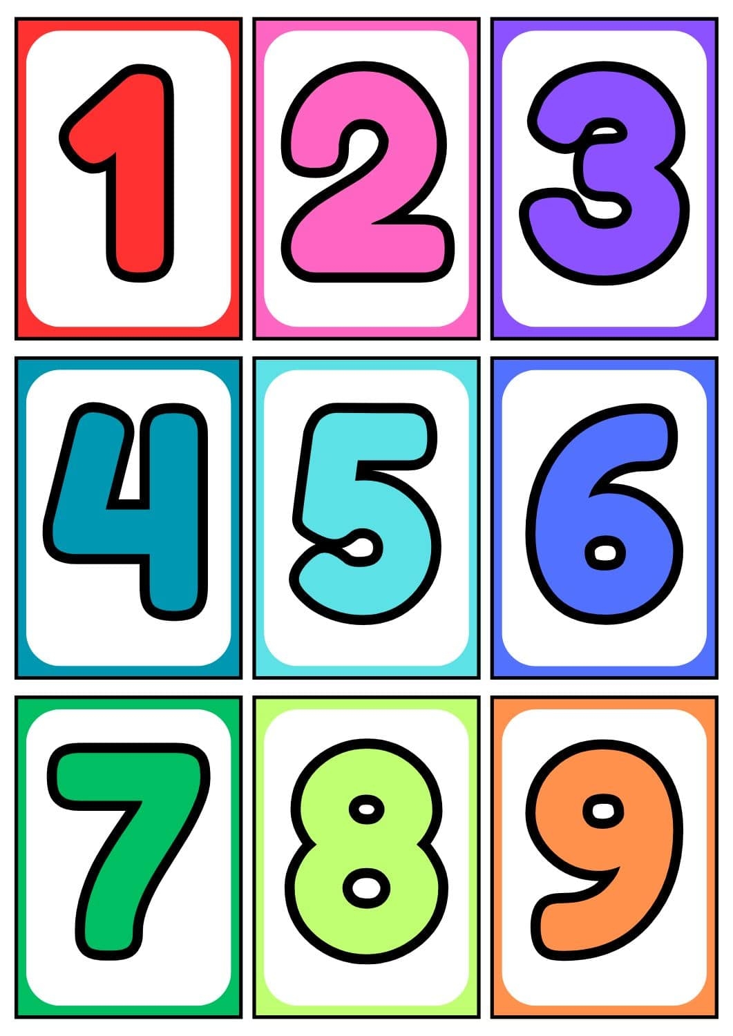 Numbers Flashcards Numbers 1 100 Free Printables Teach Prints