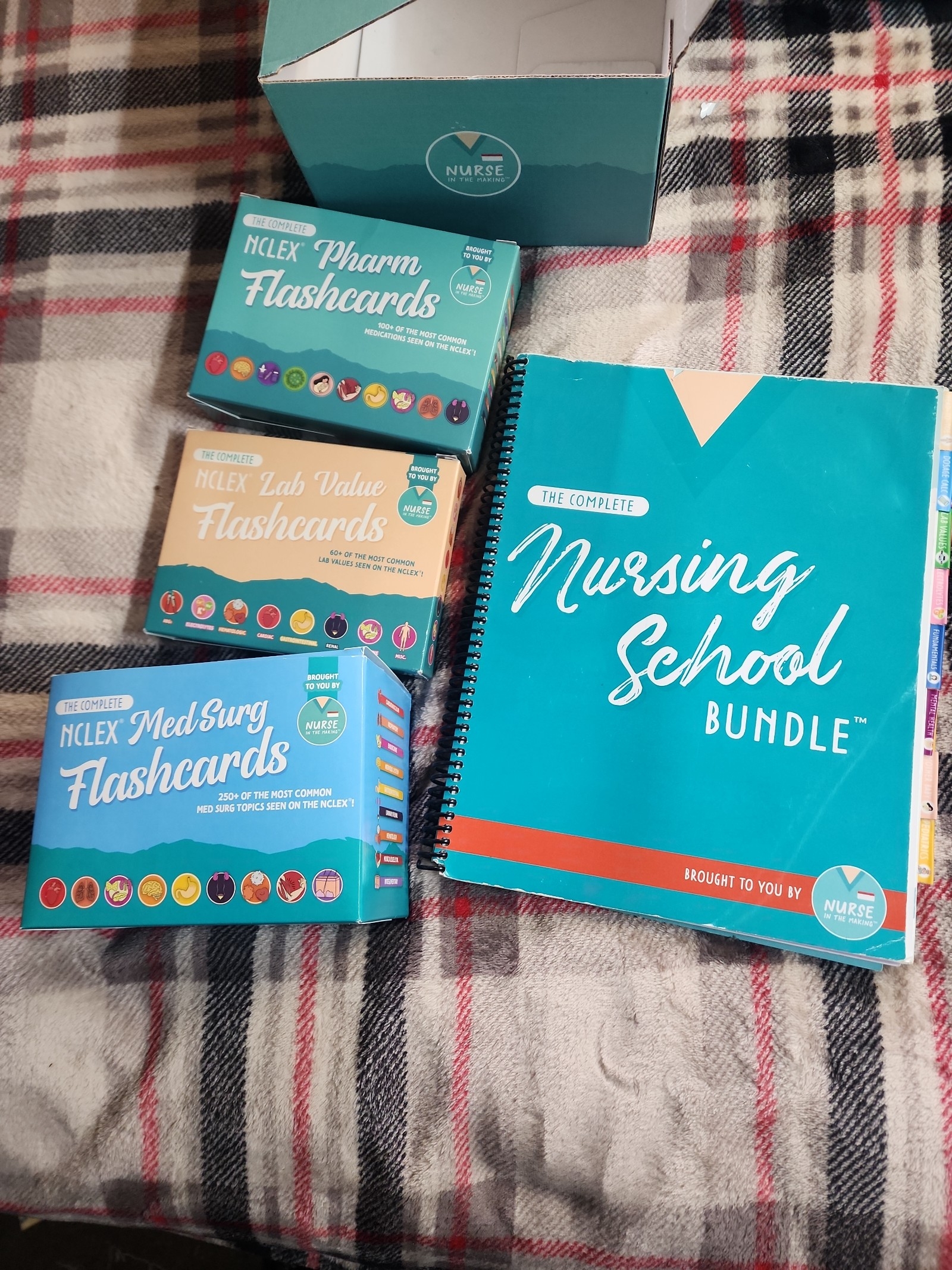 Nurse In The Making Flashcards And The Complete Nursing School Bundle 