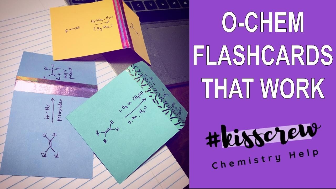 O Chem Tips How To Make Flashcards YouTube