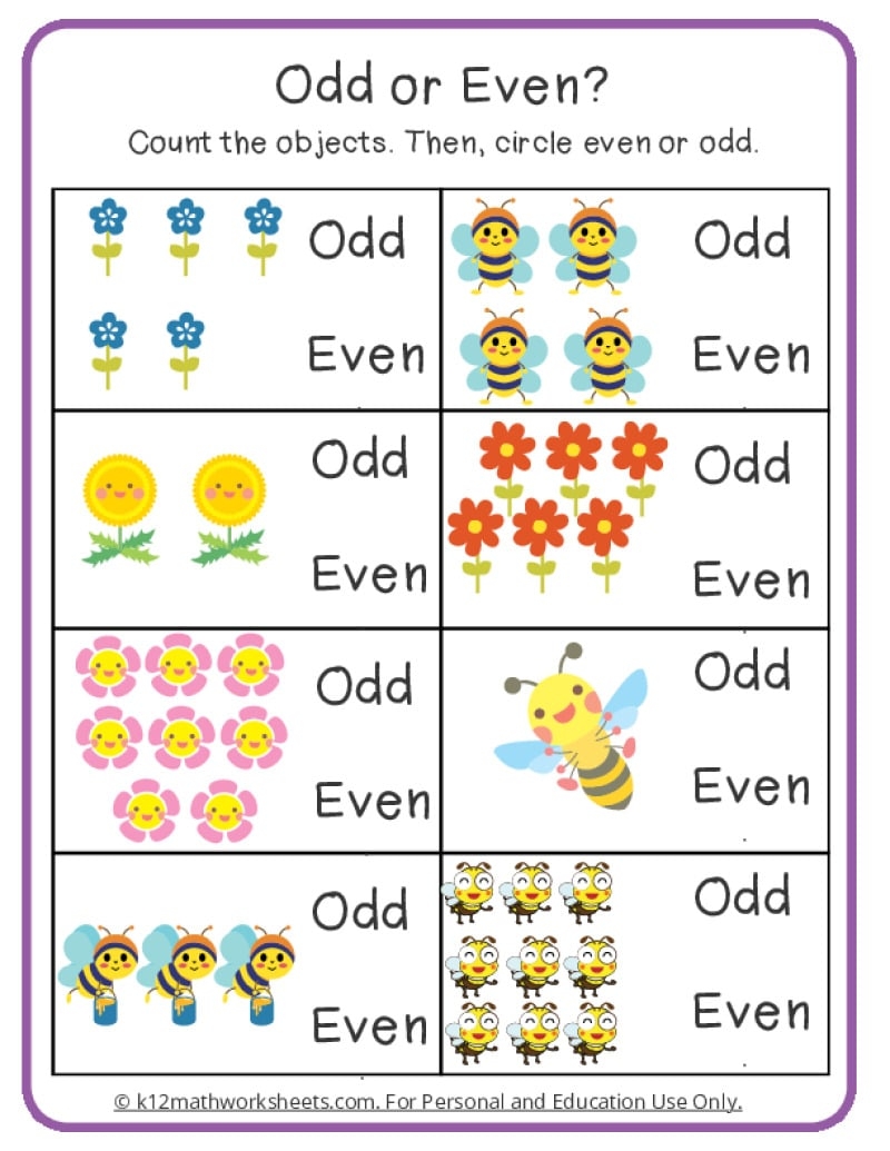 kindergarten worksheets math