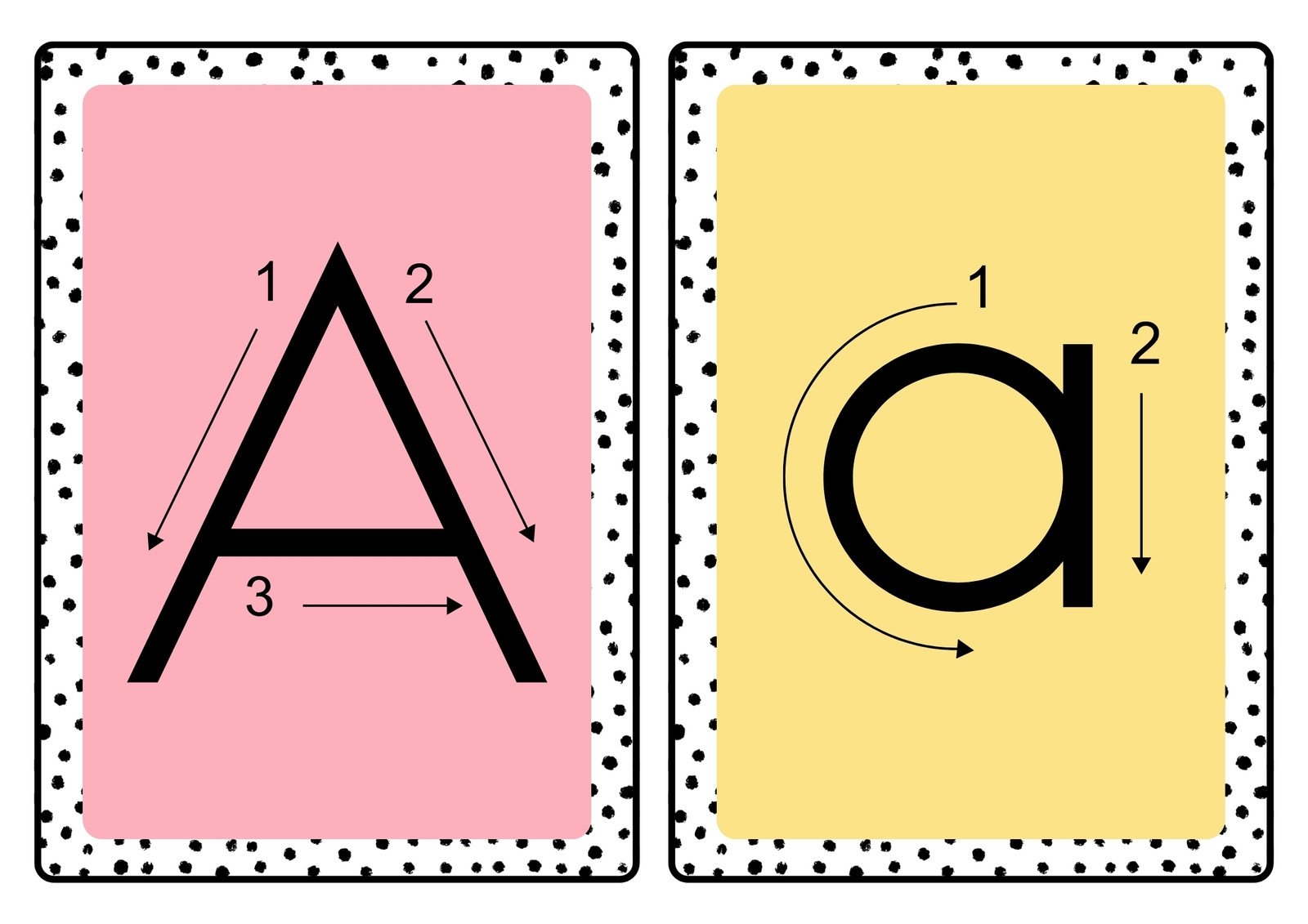 online letter flashcards