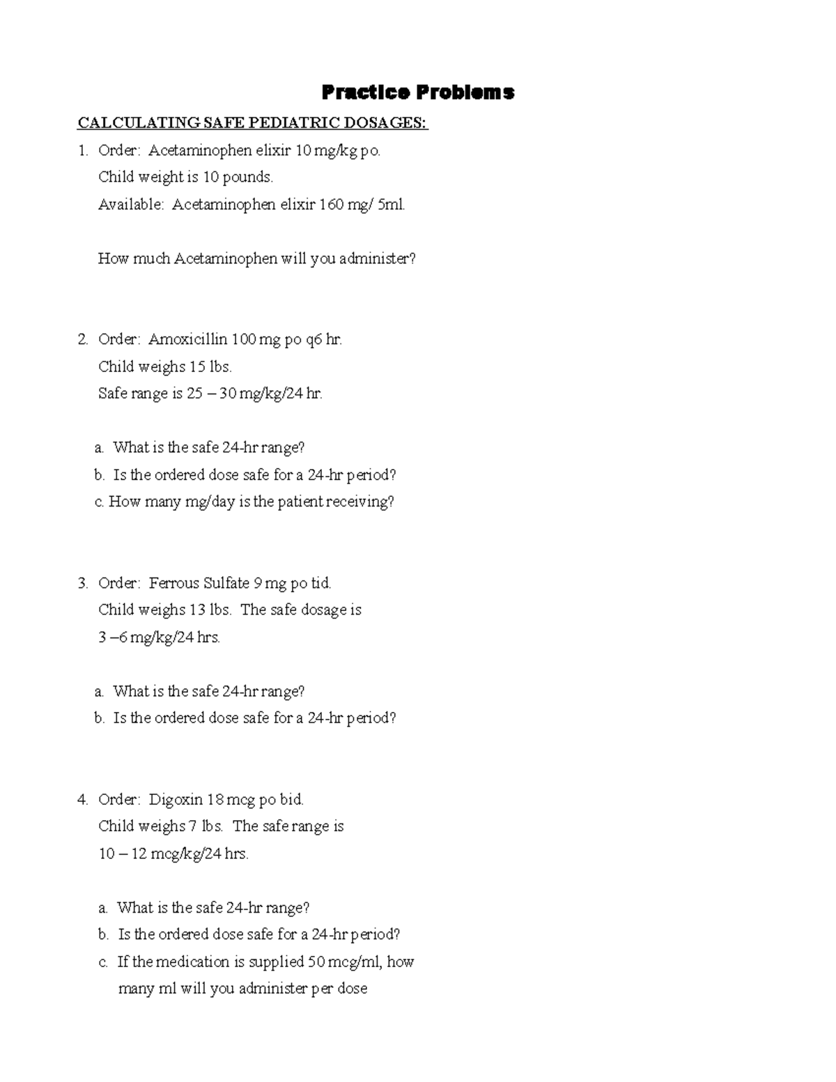 med math practice worksheets with answers pdf