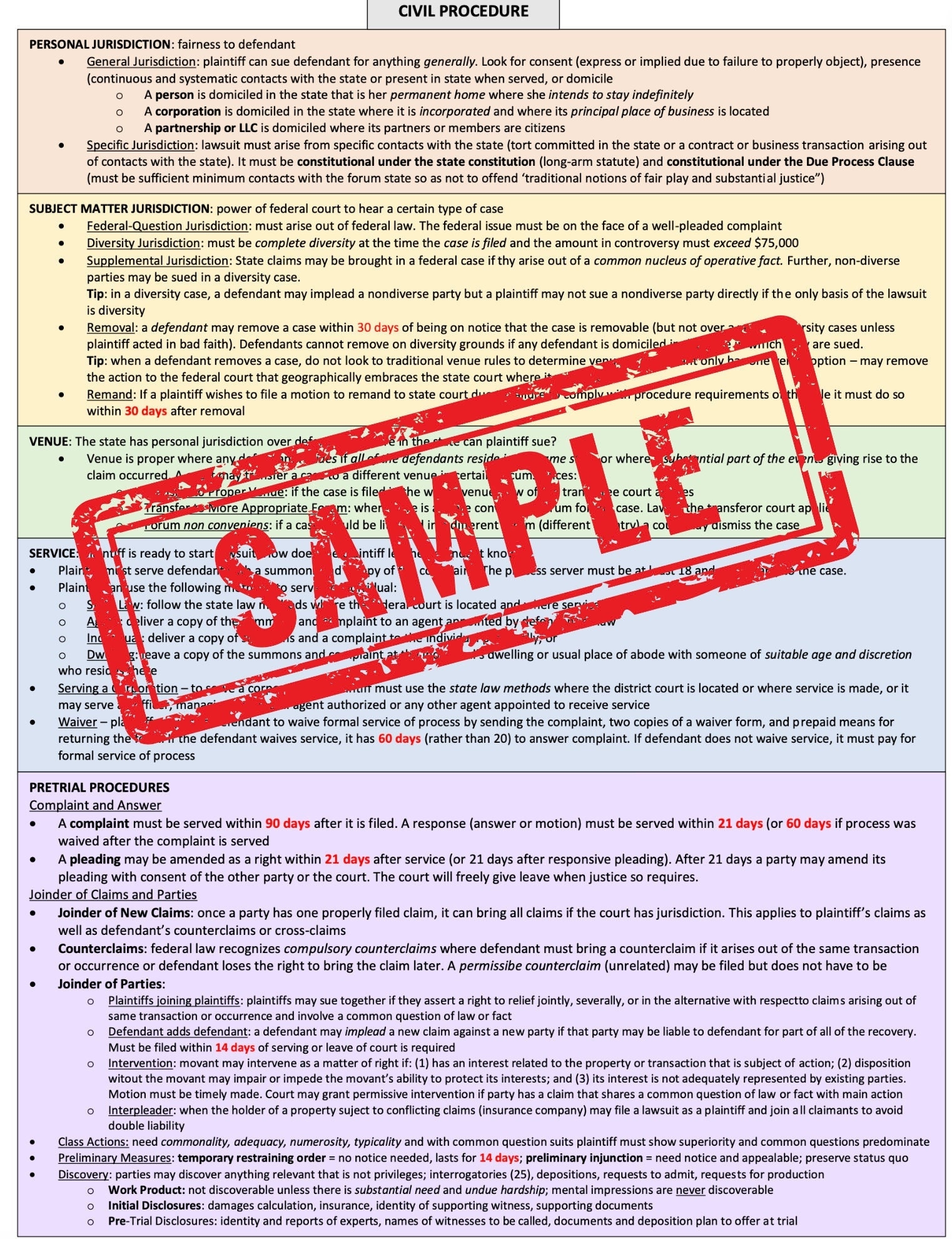 Personal Jurisdiction Frcp 35 Civ Pro MC Flashcards Quizlet
