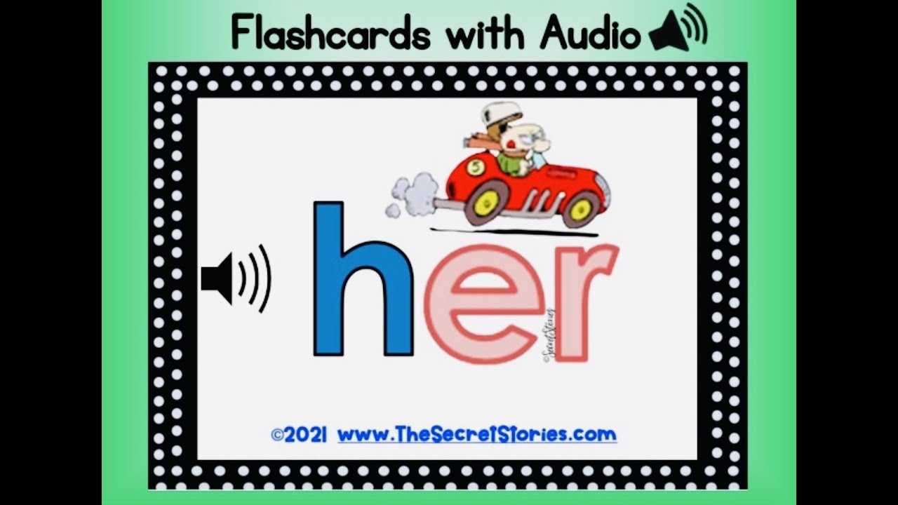 Phonics Flashcards For Practice Reading High Frequency Words Fry Secret Stories Phonics YouTube