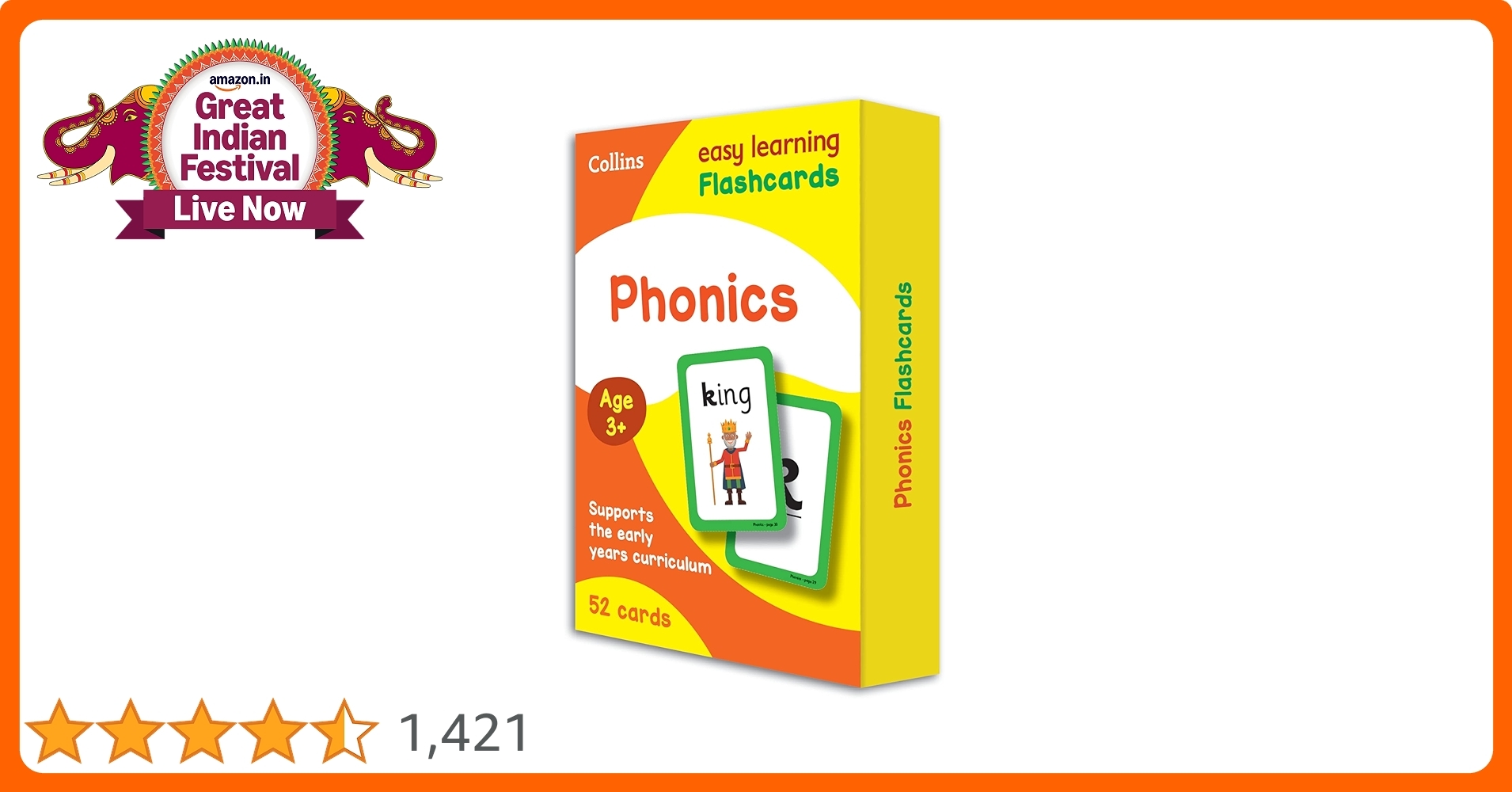 Phonics Flashcards Ideal For Home Learn Collins Easy Learning Amazon in Books