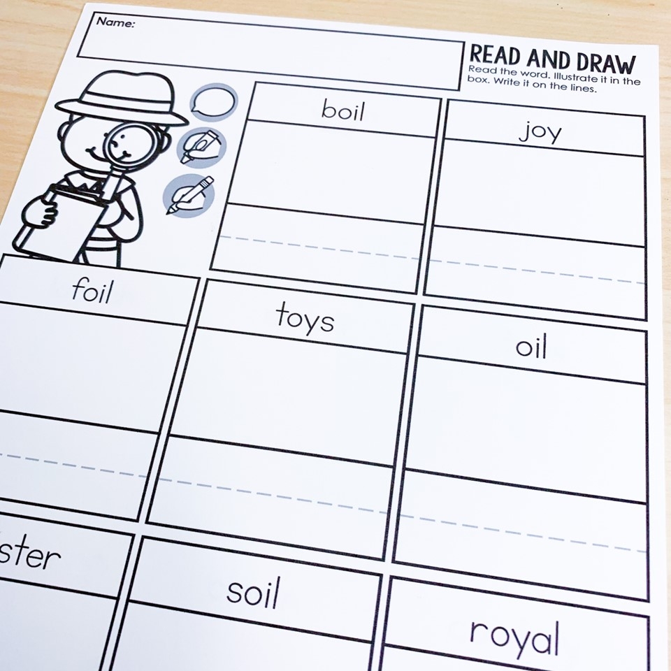 Phonics Read And Draw Science Of Reading Aligned Worksheets