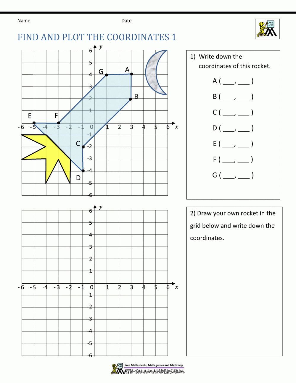 Plotting Points Worksheet Pdf En 2025 Math matiques Jeux Maths Enseignement
