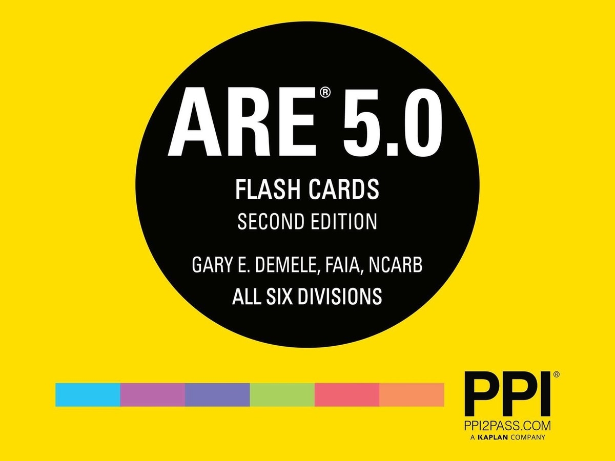 PPI ARE 5 0 Flash Cards Rapid Review Of Key Topics Cards 2nd Edition More Than 400 Architecture Flashcards By Gary E Demele 2022 Cards Flash Cards Cards Flash Cards For Sale Online EBay