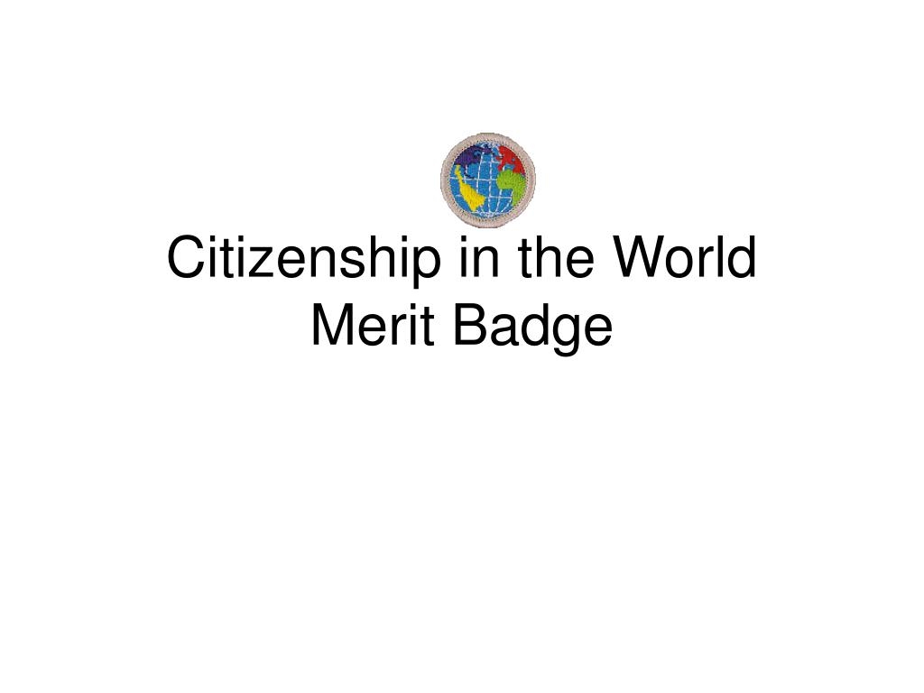 citizenship in the world merit badge worksheet