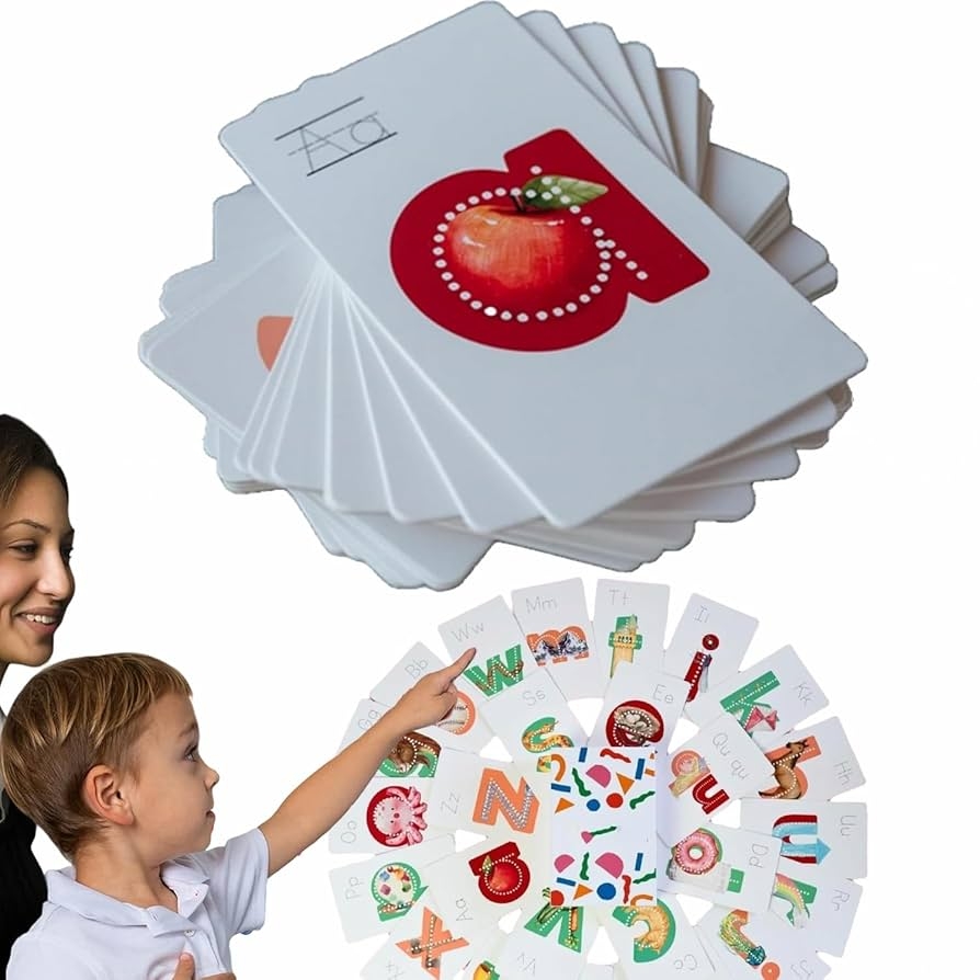 Preschool Alphabet Tool 26 Pcs Embedded Pictograph Mnemonic Alphabet Abc Flash Cards Pictograph Mnemonic Flash Cards Learn Letters And Sounds Fast 1pcs One Amazon co uk Toys Games