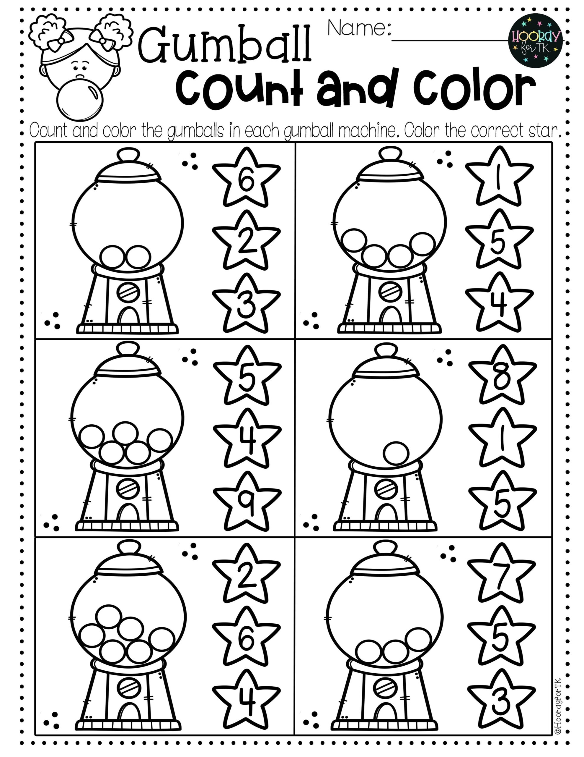 Preschool Back To School Worksheets