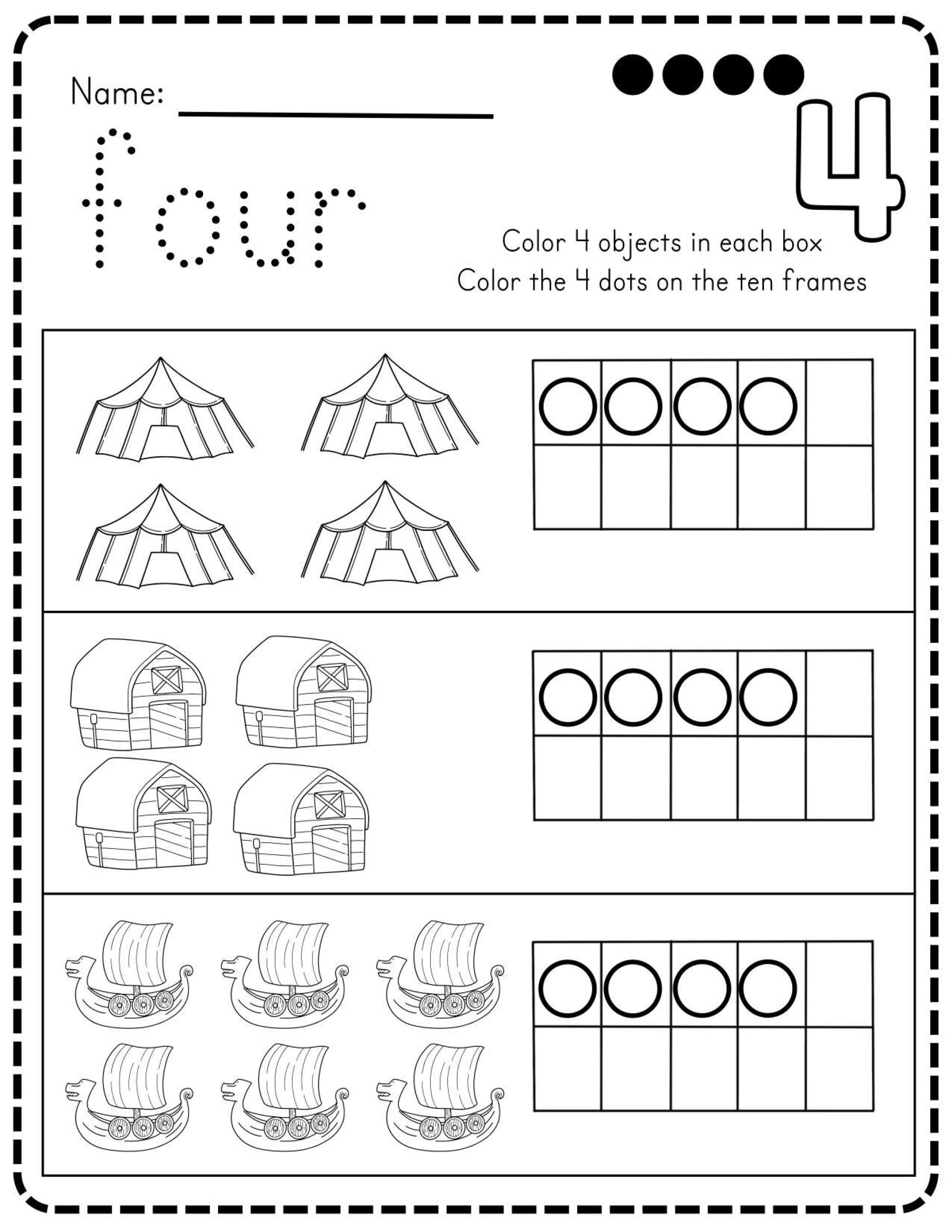 Preschool Math Worksheets Made By Teachers