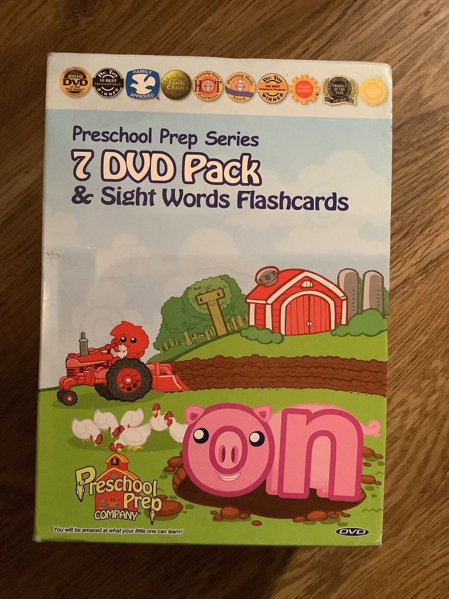 Preschool Prep Series 7 DVD Pack Sight Words Flashcards EBay