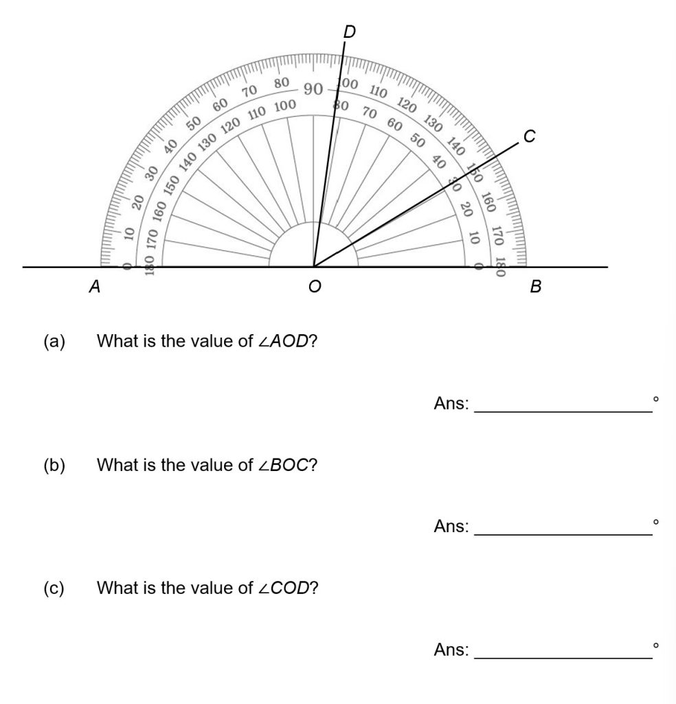 reading protractor worksheet answer key