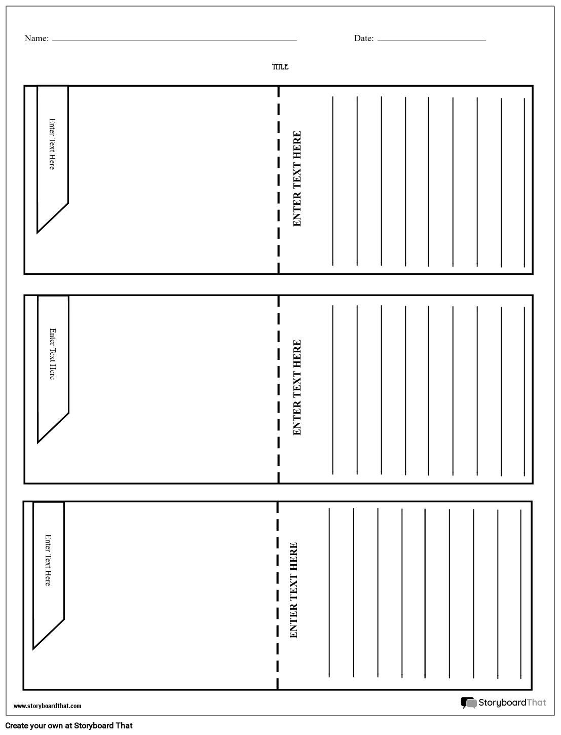 Print Ready Blank Flashcards Template Storyboard Worksheets Library