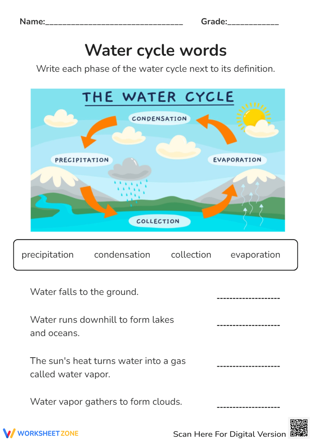 Printable Grade 5 Science Worksheets