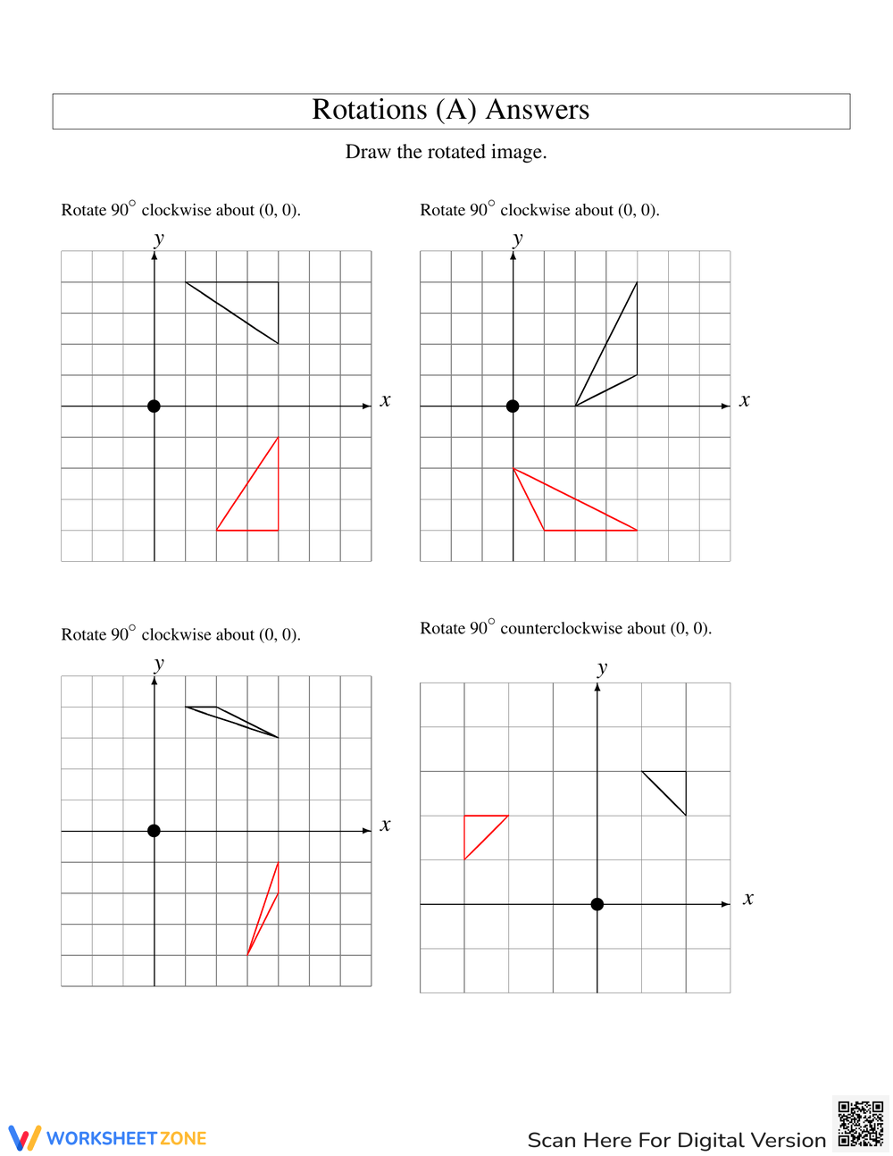 grade 7 math rotation worksheets