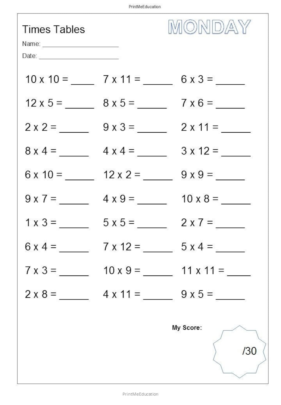 mixed multiplication worksheets mixed multiplication worksheets