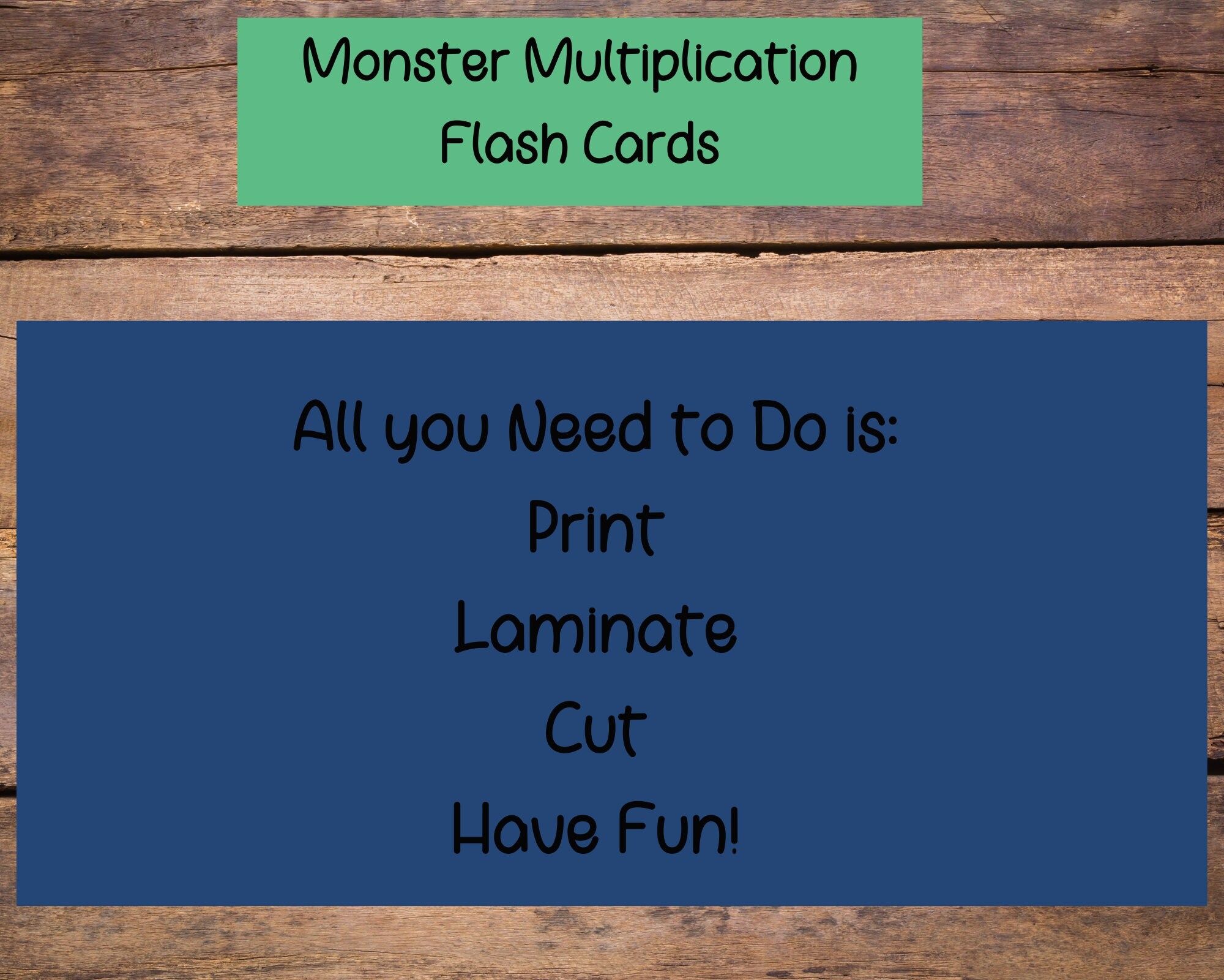 monster facts flashcards