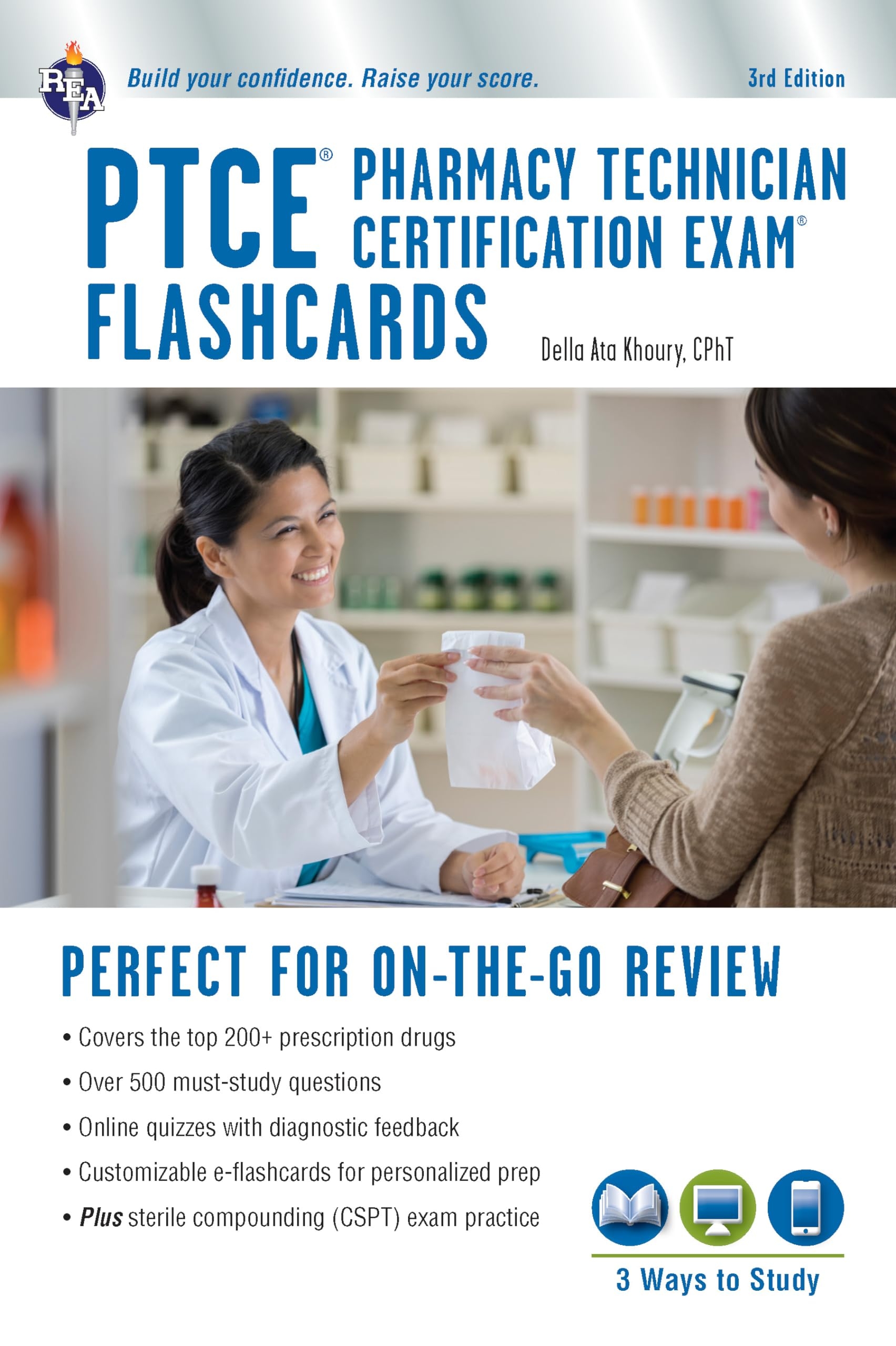 PTCE Pharmacy Technician Certification Exam Flashcard Ed Book Online 3rd Edition Flash Card Books Khoury Della Ata Amazon de B cher