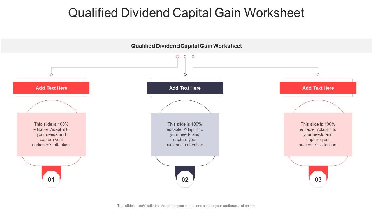 qualified dividends and capital gains worksheet