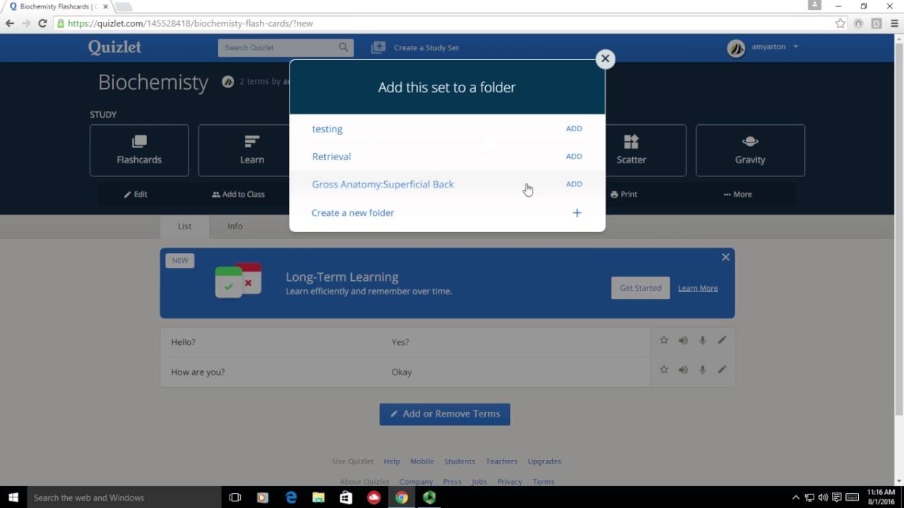 Quizlet Creating Deleting A Study Set YouTube
