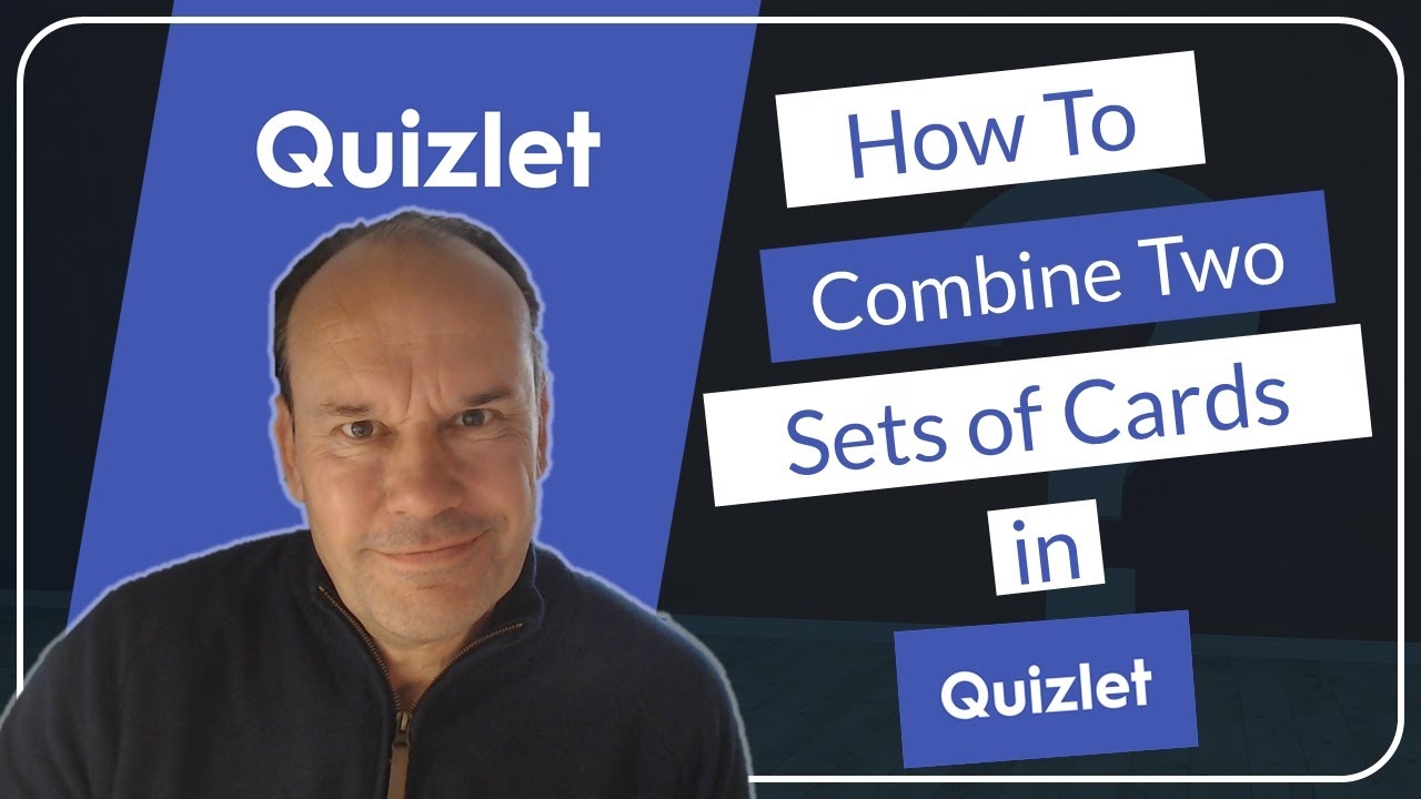 Quizlet Video 5 How To Combine 2 Sets Of Cards YouTube