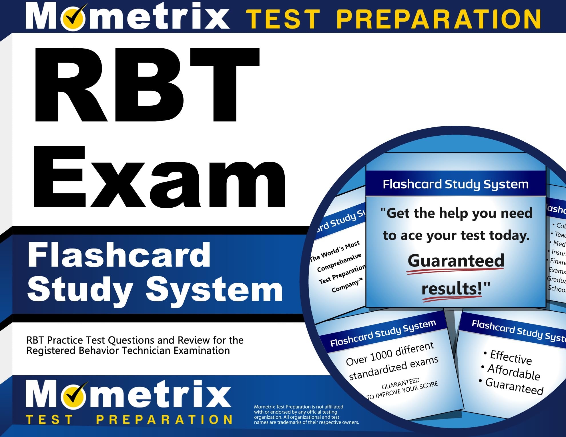 Rbt Exam Flashcard Study System Rbt Practice Test Questions And Review For The Registered Behavior Technician Examination Mometrix Amazon de Books