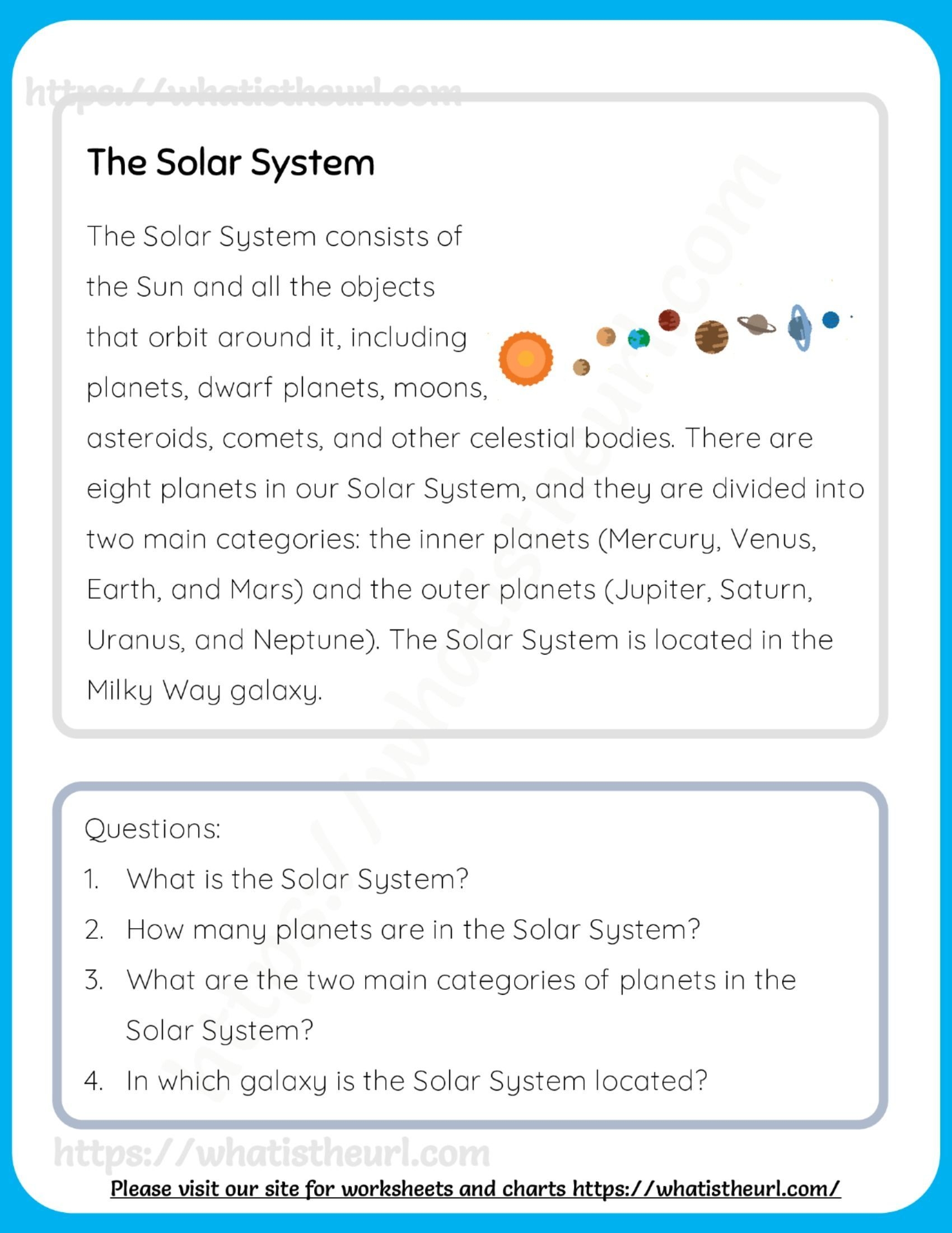 Reading Comprehension On Science For 4th Graders Worksheets Library