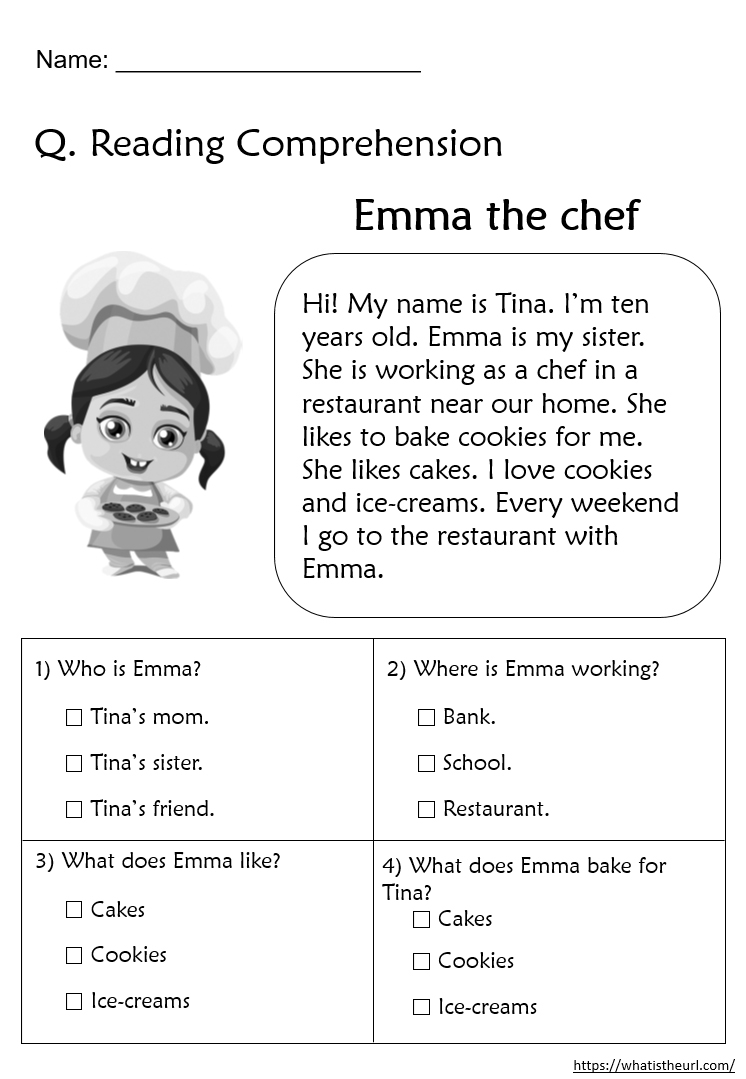 Reading Comprehension Worksheets For Grade 2 Your Home Teacher Worksheets Library