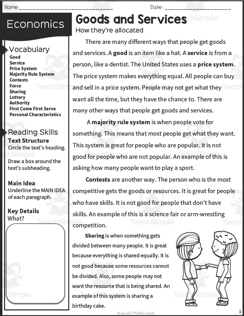 2nd grade reading comprehension worksheets multiple choice