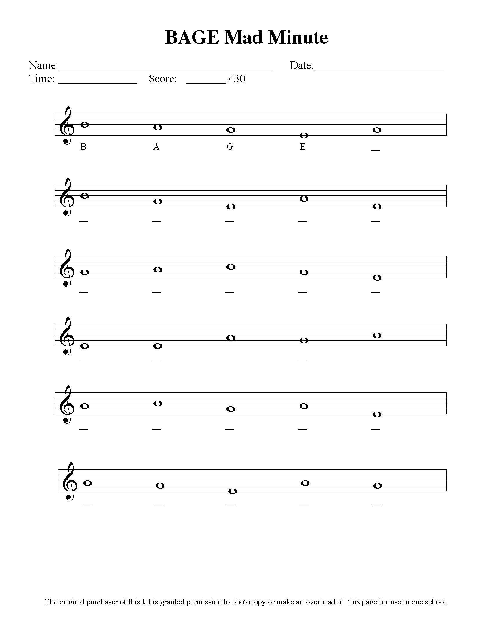 Recorder Mad Minutes Denise Gagn Recorder Mad Minutes Denise Gagn