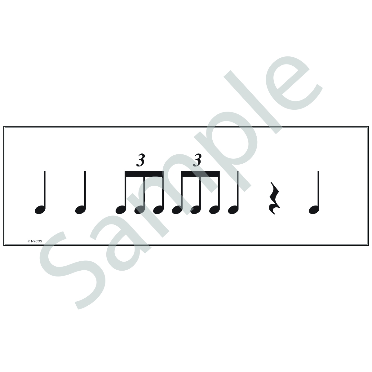 Rhythm Flashcards Set 4 NYCOS