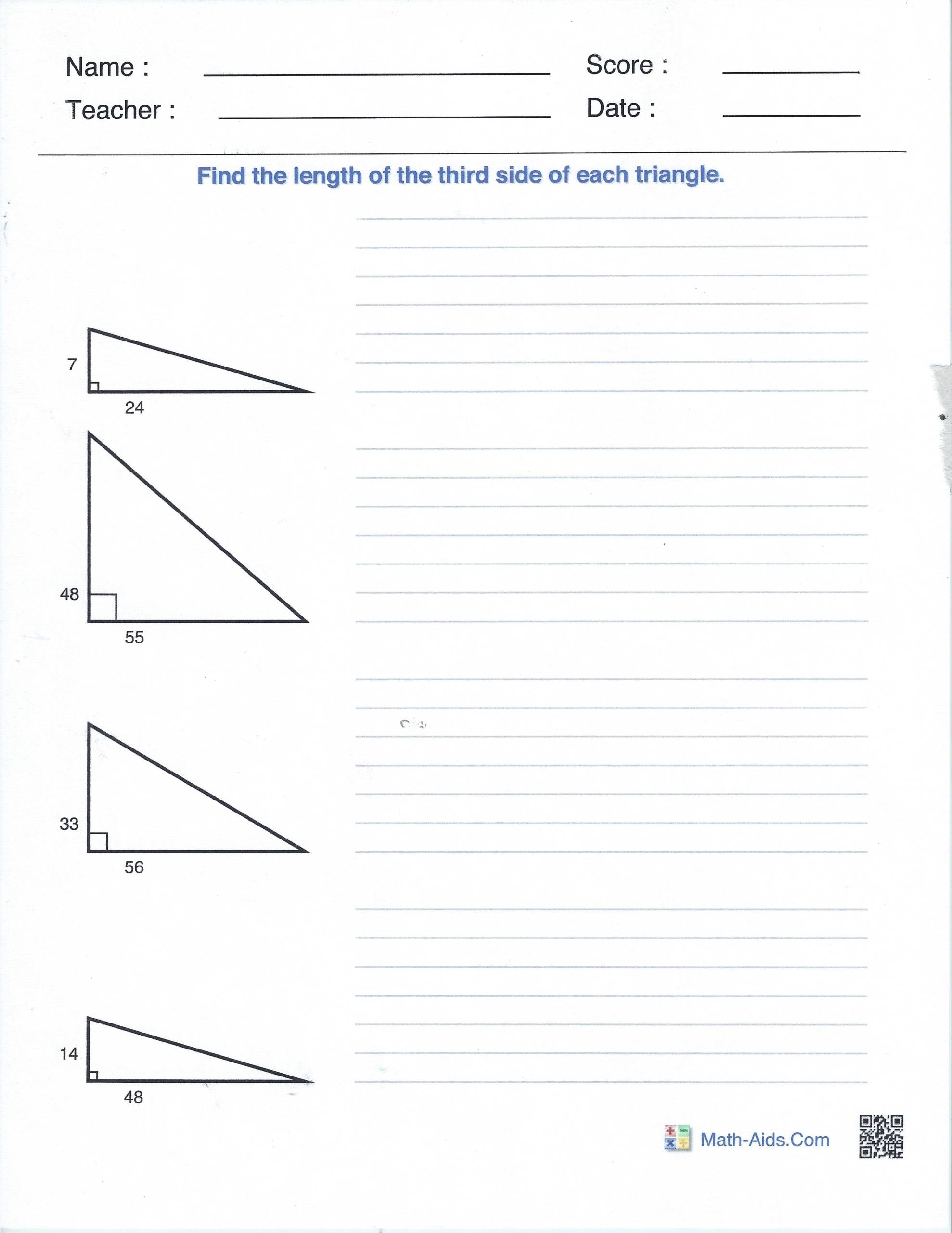 Right Angles And The Pythagorean Theorem Perkins School For The Blind Right Angles And The Pythagorean Theorem Perkins School For The Blind