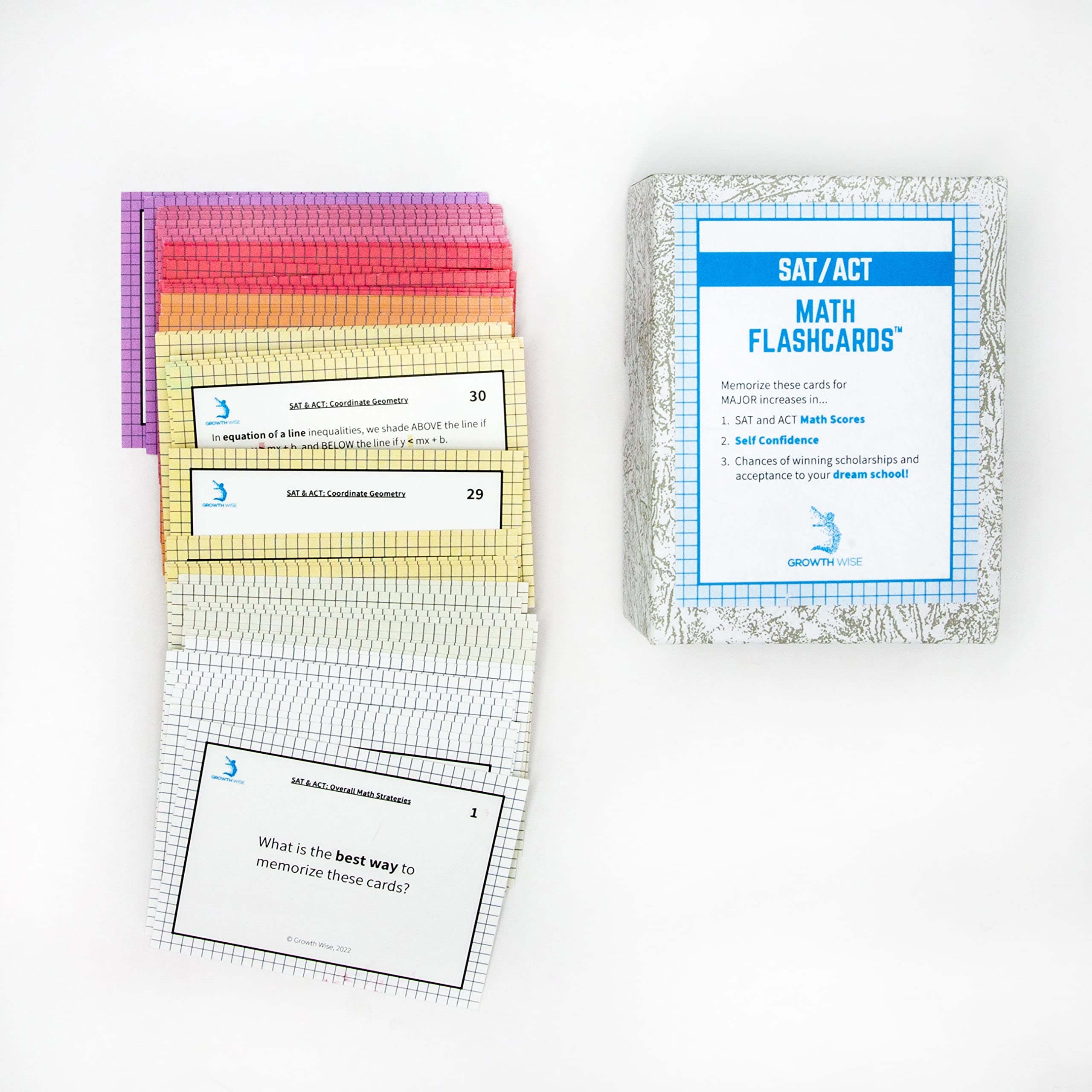 SAT ACT Math Flashcards Flash Cards Amazon Canada