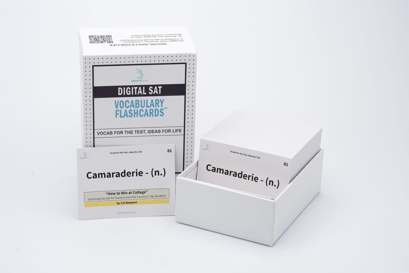 SAT Vocabulary Flashcards By Growth Wise