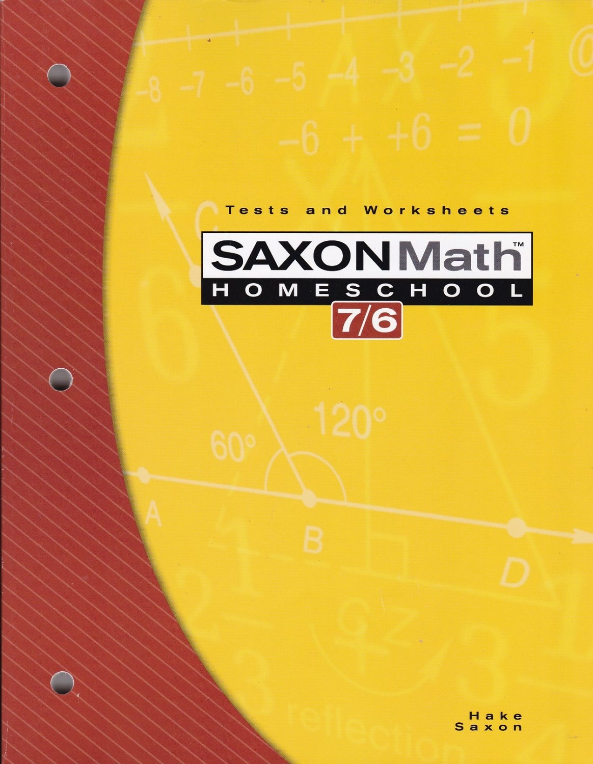 Saxon Math Homeschool 7 6 Tests And Worksheets Buch Gebraucht Kaufen A02rzvTI01ZZZ