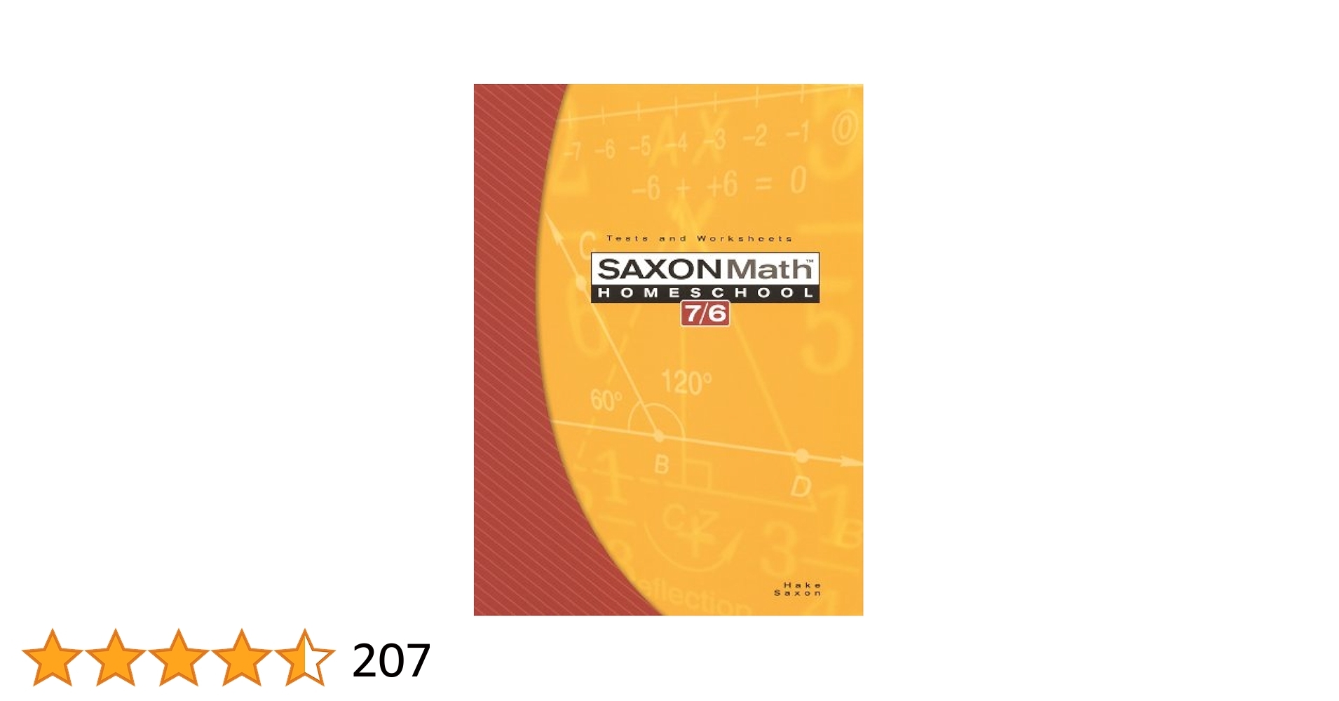 Saxon Math Homeschool 7 6 Tests And Worksheets Homeschool Tests And Worksheets Saxon Math 7 6 Homeschool Saxon Publishers Amazon de Books