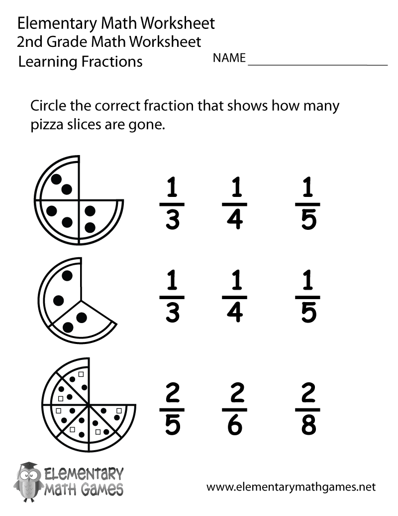 printable 2nd grade math worksheets