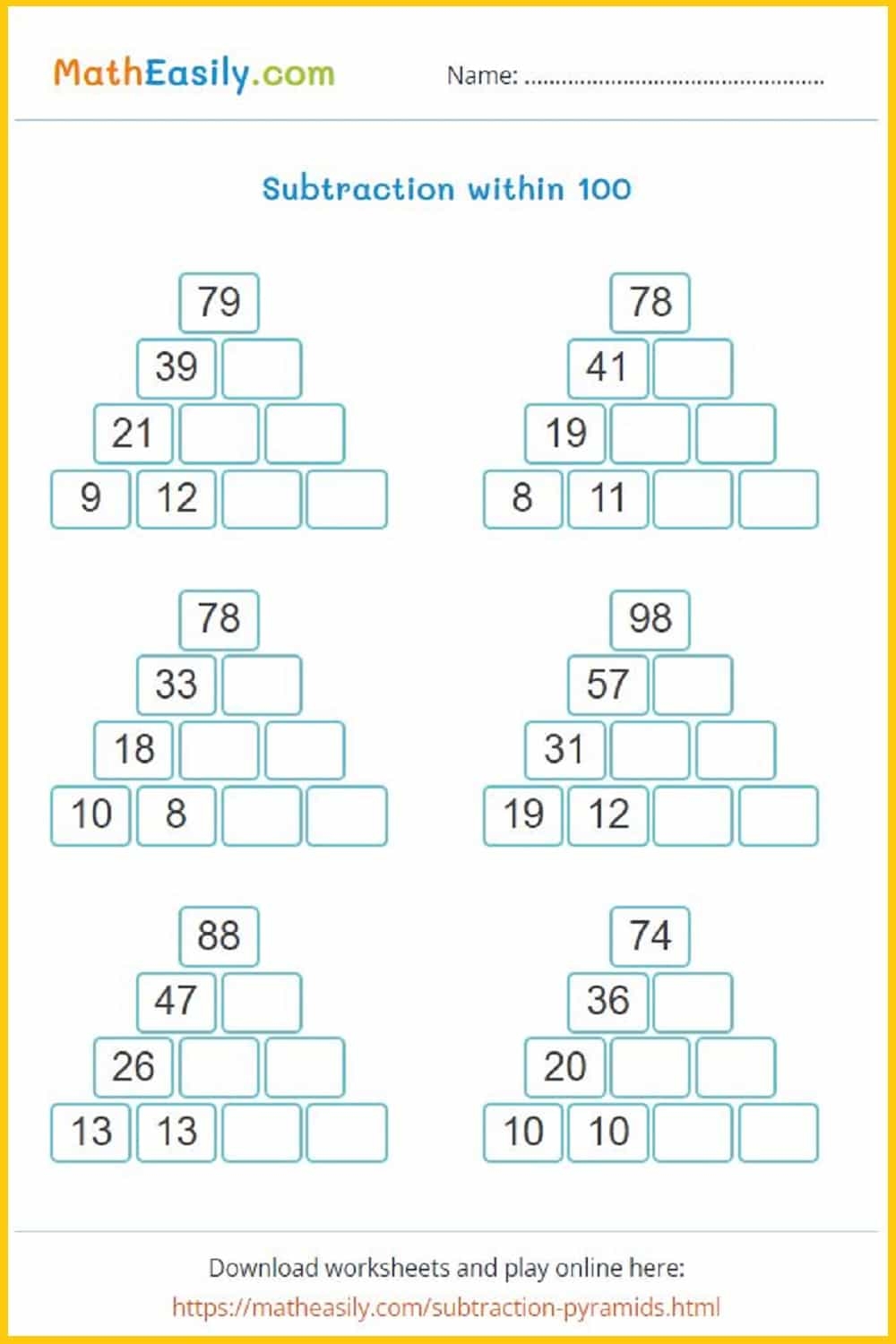 printable second grade math worksheets