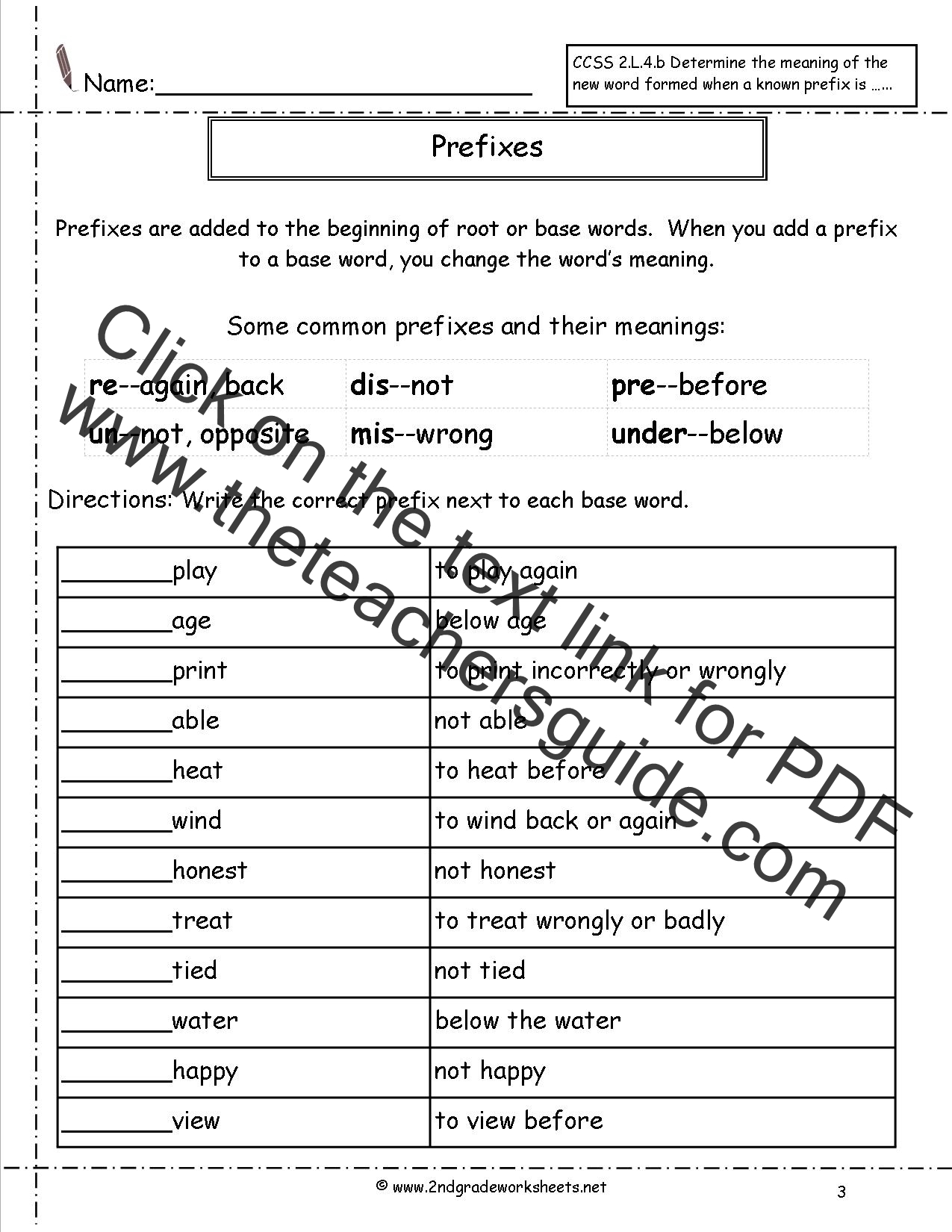 prefix and suffix worksheets prefix and suffix worksheets