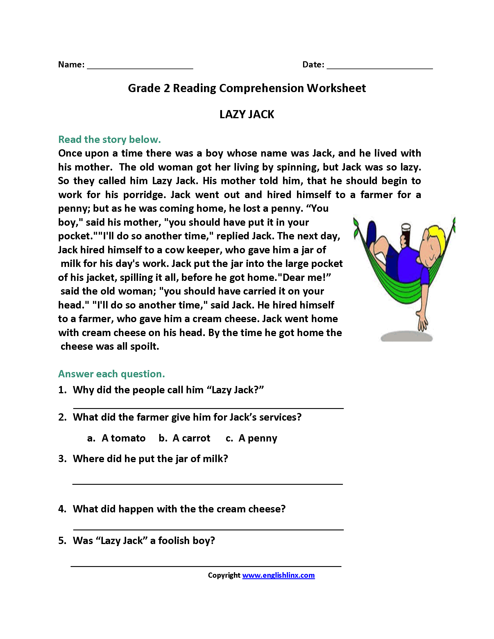 Second Grade Reading Worksheets Improve Fluency And Vocabulary Second Grade Reading Worksheets Improve Fluency And Vocabulary
