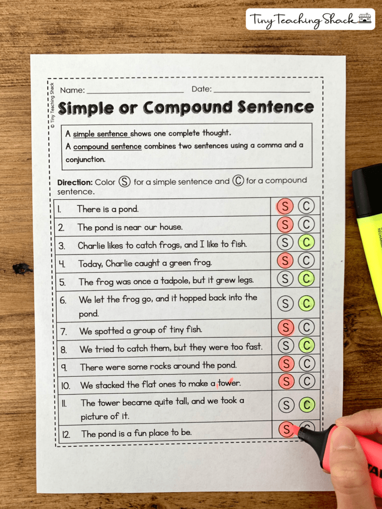 Simple And Compound Sentences