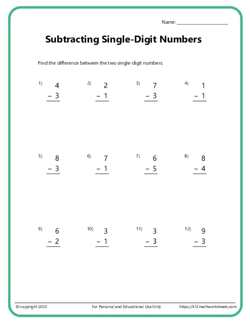 math worksheets math aids