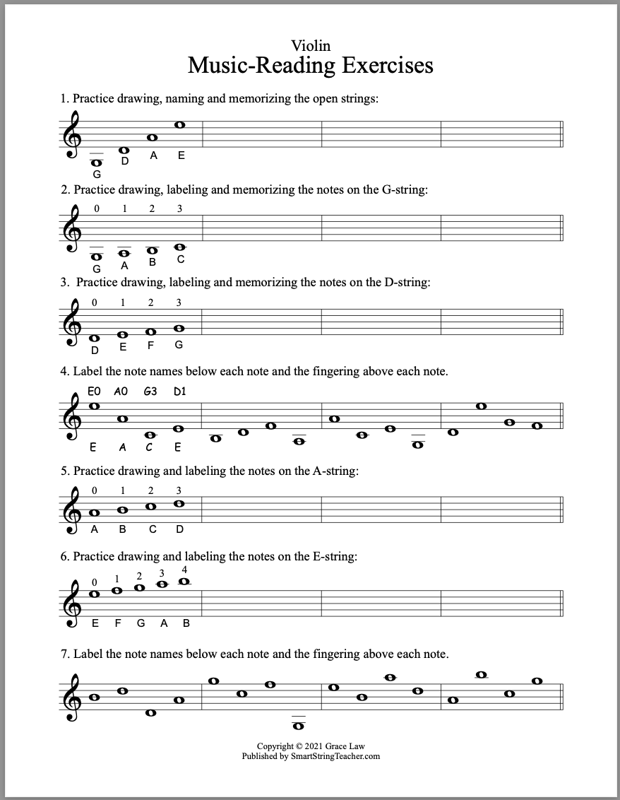 Smart Music Reading For Strings Smart String Teacher