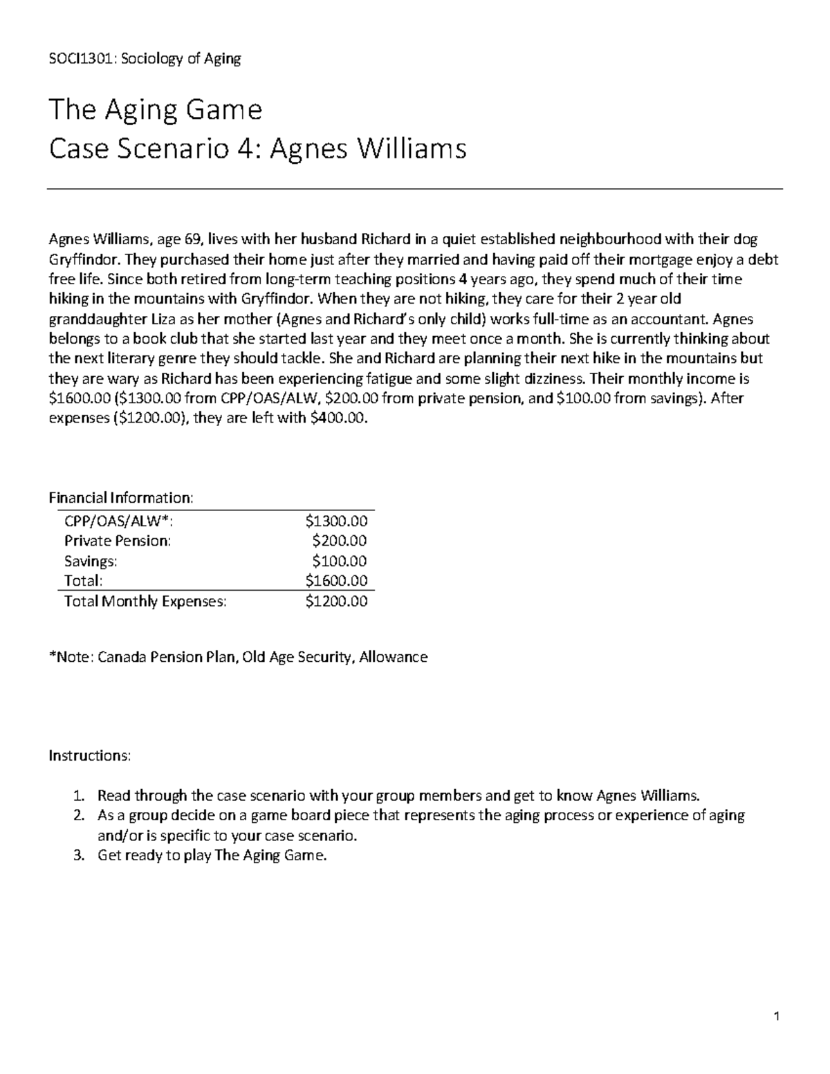 sociology of aging flashcards
