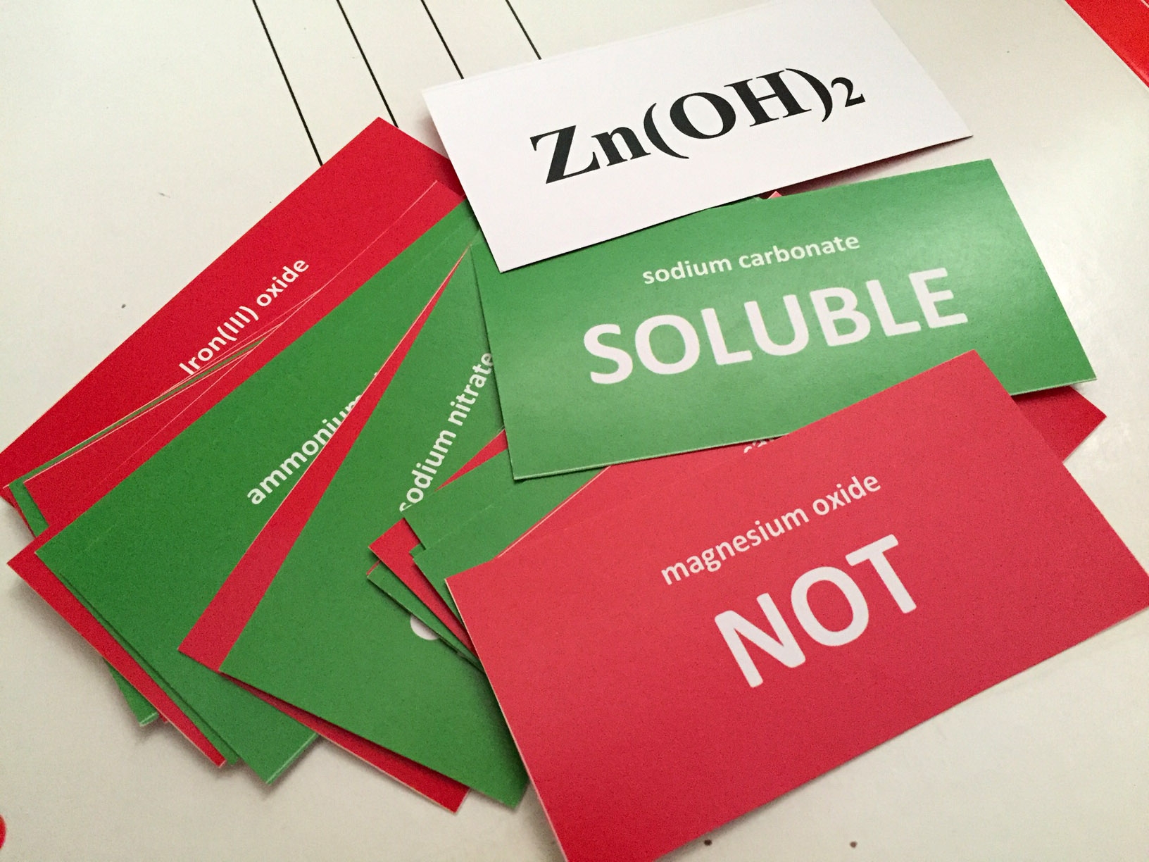 Soluble Or Not Chemistry Flashcards James Kennedy