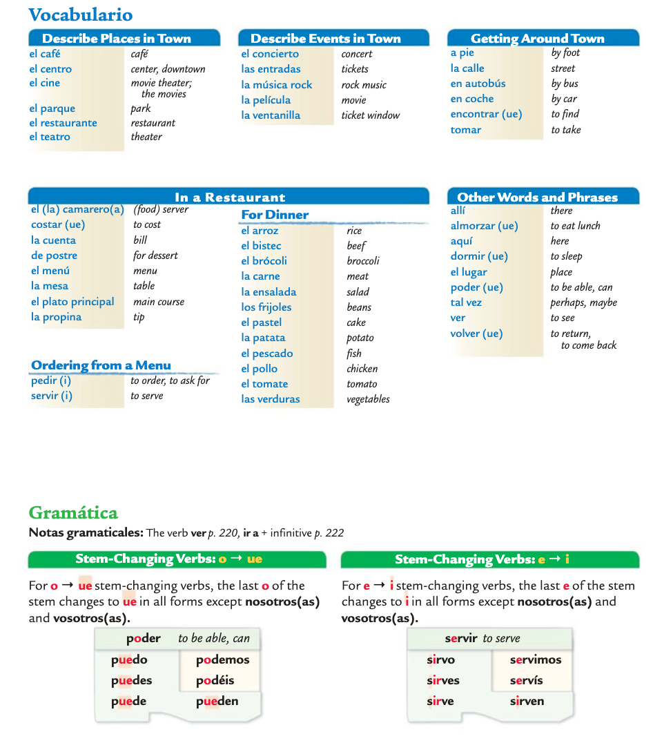 autentico 1 vocabulario 3b quizlet flashcards