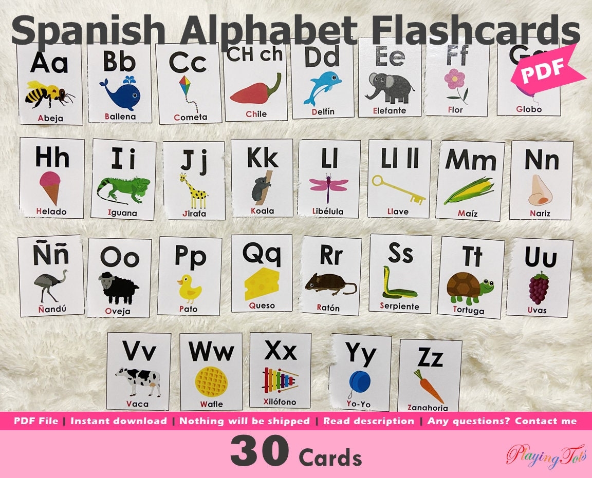 flashcards in spanish