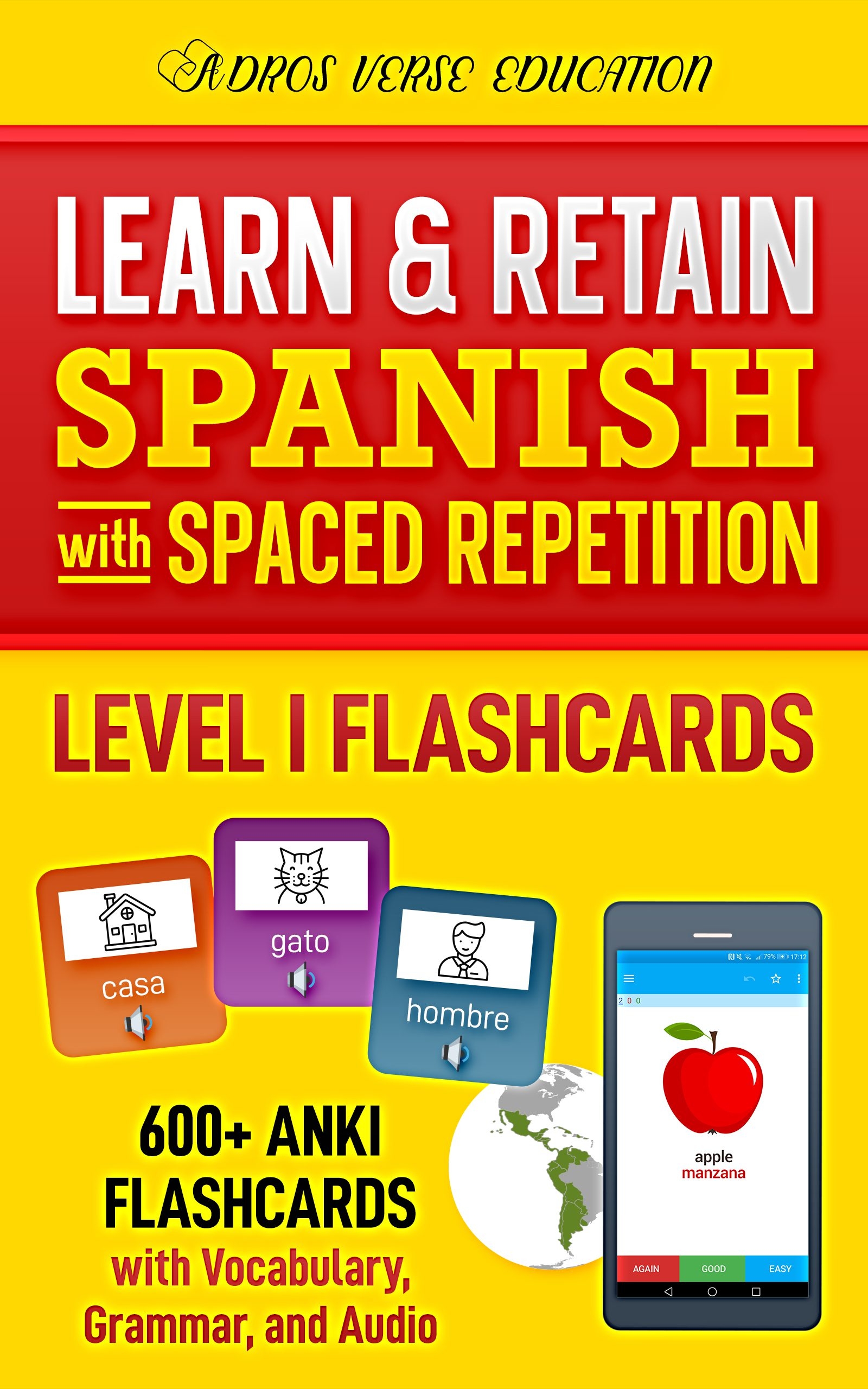 Spanish Anki Deck Level I Basic 600 Anki Flashcards